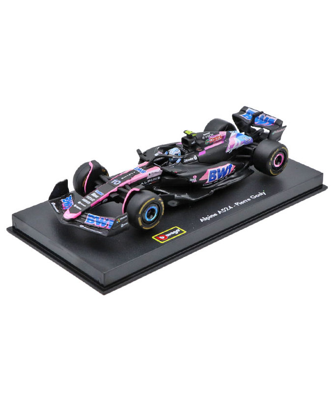 ブラゴ 1/43スケール BWT アルピーヌ F1 チーム  A524 ピエール・ガスリー 2024年（ドライバー付属） /24f1m拡大画像
