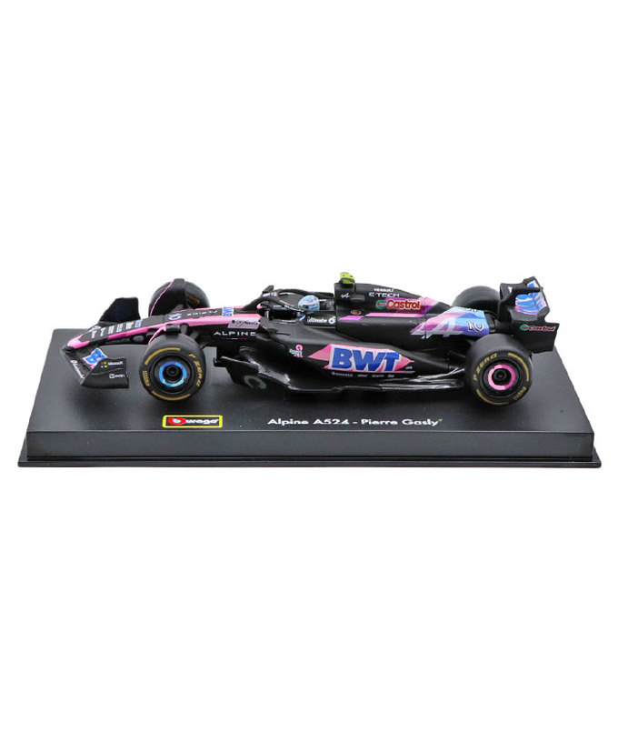 ブラゴ 1/43スケール BWT アルピーヌ F1 チーム  A524 ピエール・ガスリー 2024年（ドライバー付属） /24f1m拡大画像