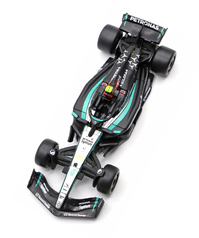 ブラゴ 1/43スケール メルセデス AMG ペトロナス F1 W15 E パフォーマンス ルイス・ハミルトン 2024年 /24f1m拡大画像