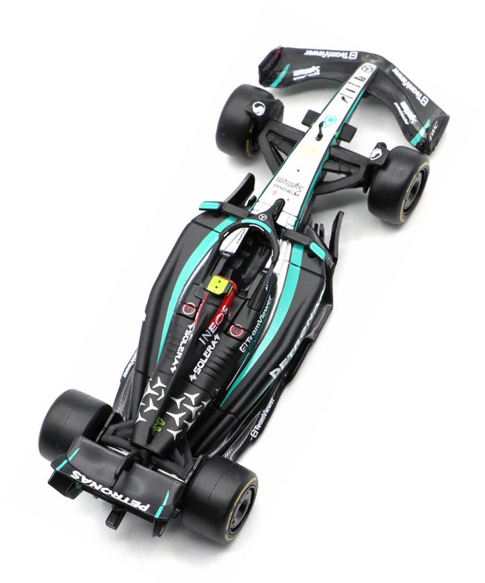 ブラゴ 1/43スケール メルセデス AMG ペトロナス F1 W15 E パフォーマンス ルイス・ハミルトン 2024年 /24f1m拡大画像