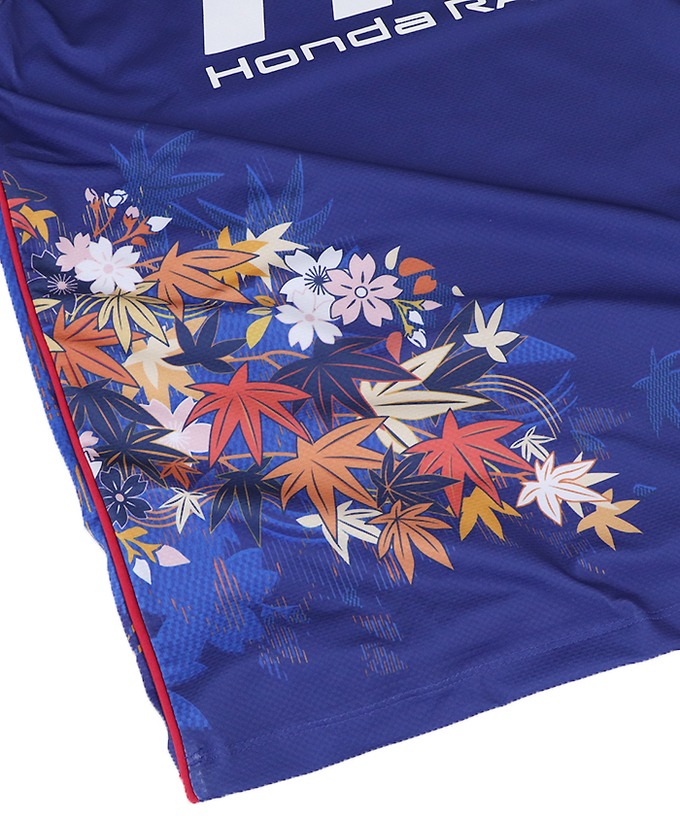 角田裕毅 x HRC Honda RACING コラボ Tシャツ ネイビー 2025拡大画像