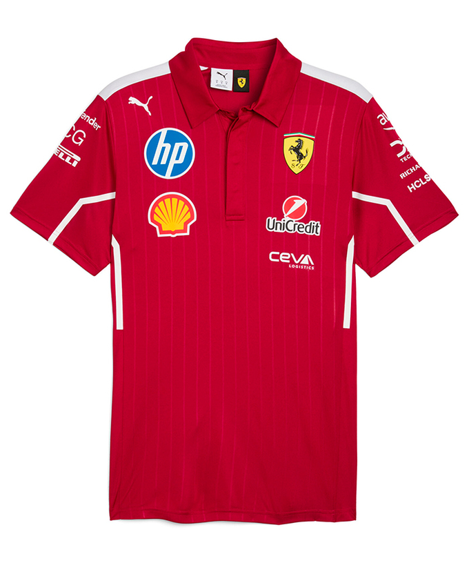 PUMA スクーデリア フェラーリ SF チーム Pro ポロシャツ 2025 /TM-W 拡大画像