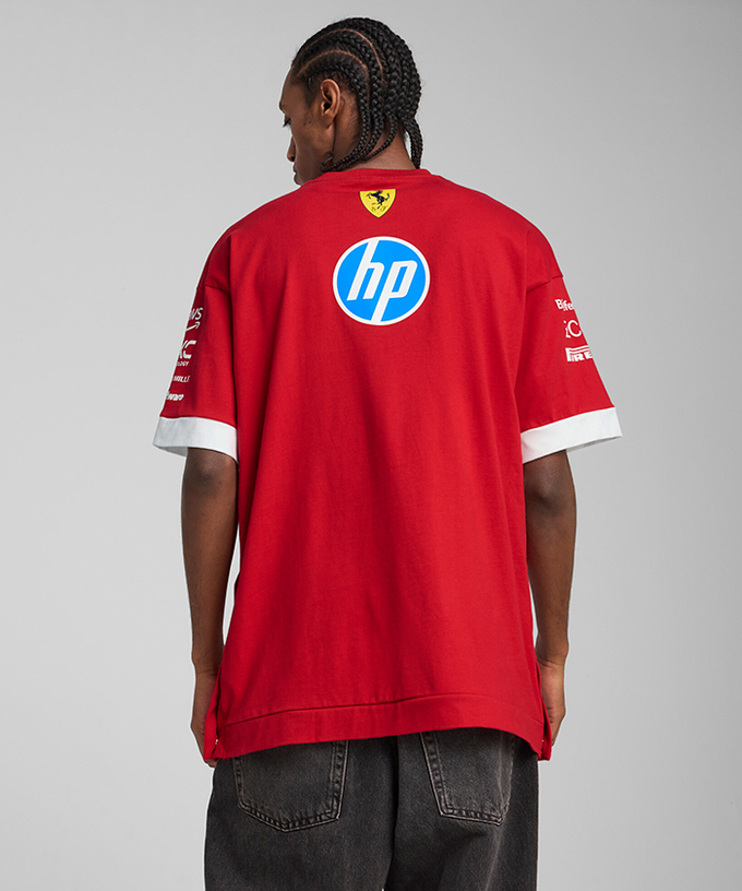 PUMA スクーデリア フェラーリ SF チーム ドライバー オーバーサイズ Tシャツ レッド 2025  /TM-W 拡大画像