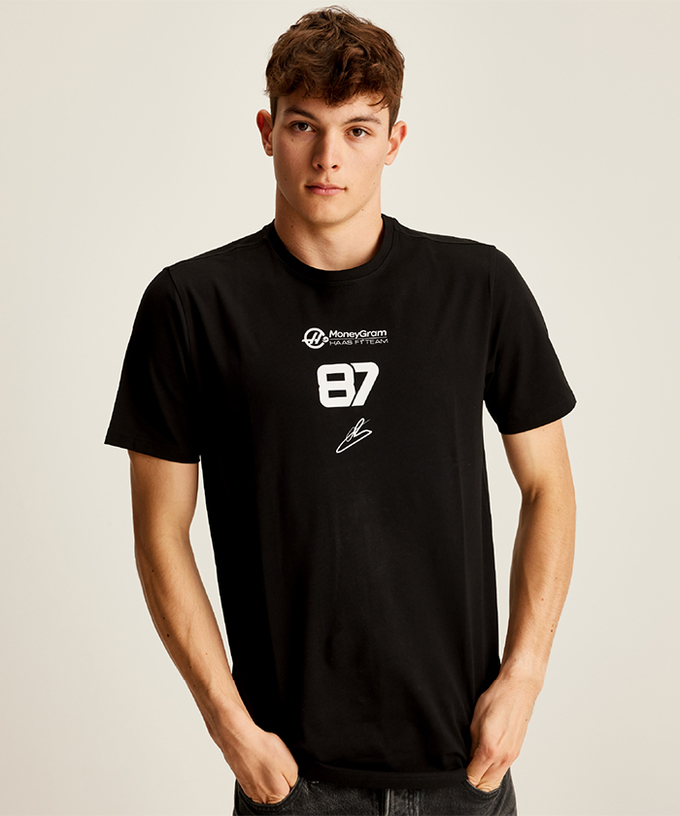 マネーグラム ハース F1 チーム オリバー・ベアマン ドライバーズ Tシャツ 2025拡大画像
