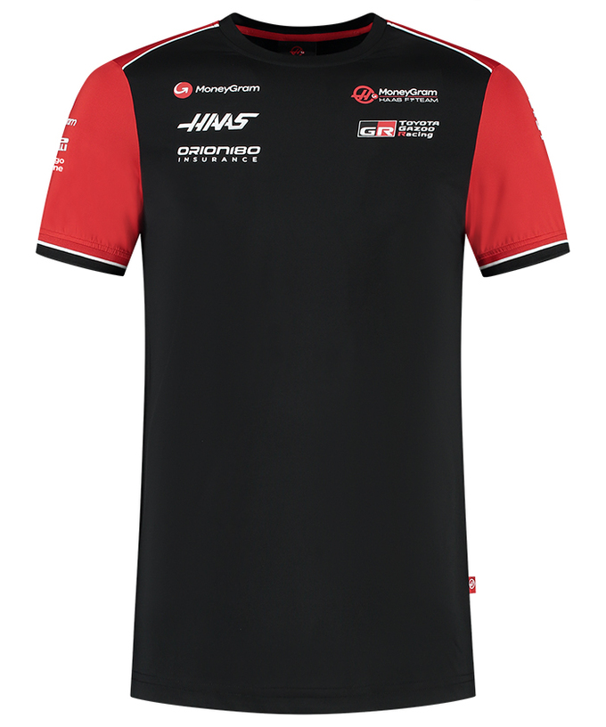 マネーグラム ハース F1 チーム Tシャツ ブラック 2025拡大画像
