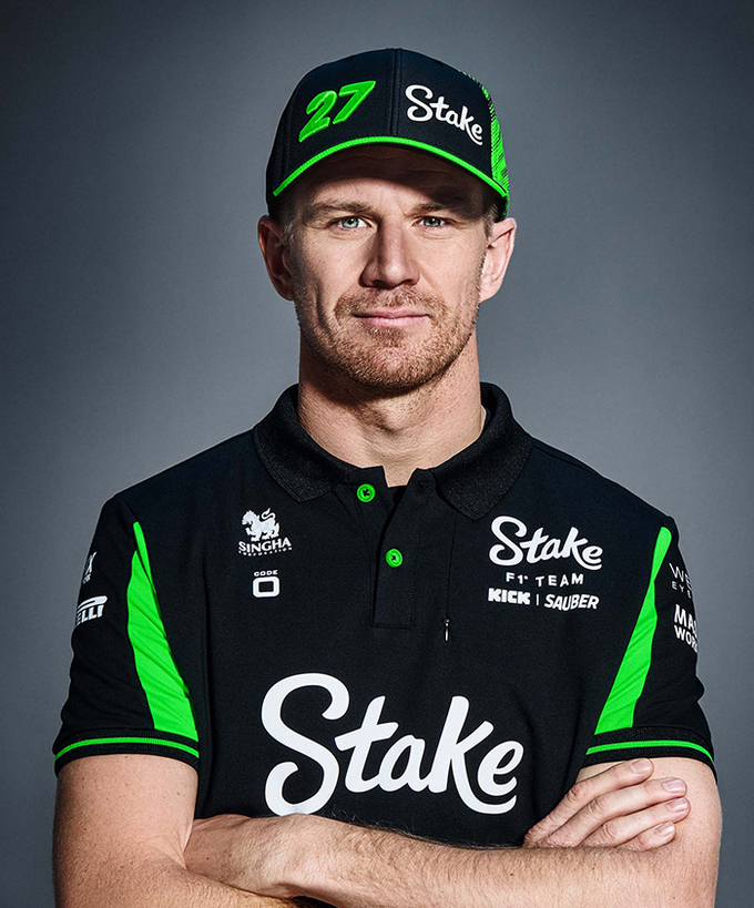ステーク F1 チーム キック ザウバー チーム ニコ・ヒュルケンベルグ キャップ 2025拡大画像