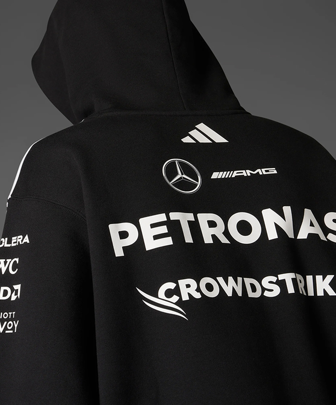 メルセデス AMG ペトロナス F1 チーム フーディー 2025 /アディダス ※海外サイズ/TM-W拡大画像