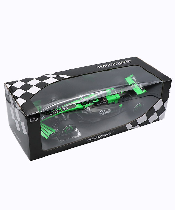 ミニチャンプス 1/18スケール ステーク F1 チーム KICK ザウバー C44 バルテリ・ボッタス 2024年 エミリア・ロマーニャGP拡大画像