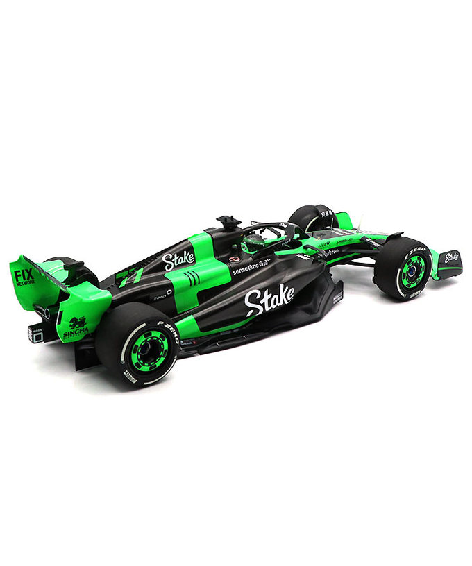ミニチャンプス 1/18スケール ステーク F1 チーム KICK ザウバー C44 バルテリ・ボッタス 2024年 エミリア・ロマーニャGP拡大画像