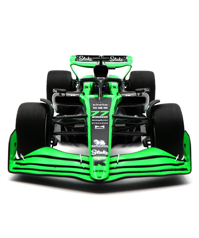 ミニチャンプス 1/18スケール ステーク F1 チーム KICK ザウバー C44 バルテリ・ボッタス 2024年 エミリア・ロマーニャGP拡大画像