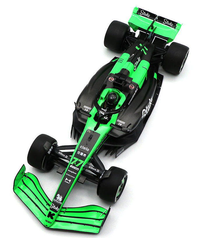 ミニチャンプス 1/18スケール ステーク F1 チーム KICK ザウバー C44 バルテリ・ボッタス 2024年 エミリア・ロマーニャGP拡大画像