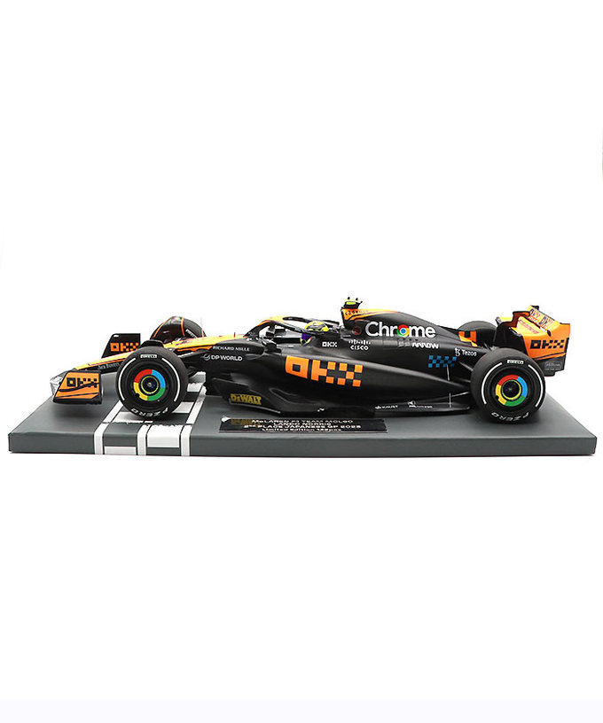 ミニチャンプス 1/18スケール マクラーレン F1 チーム MCL60 ランド・ノリス 2023年 日本GP 2位入賞 拡大画像