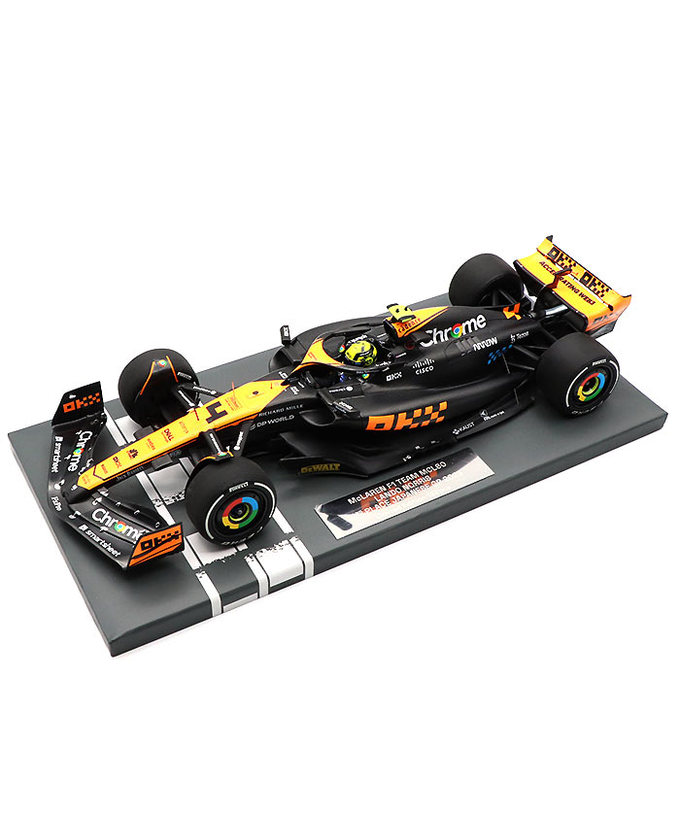 ミニチャンプス 1/18スケール マクラーレン F1 チーム MCL60 ランド・ノリス 2023年 日本GP 2位入賞 拡大画像