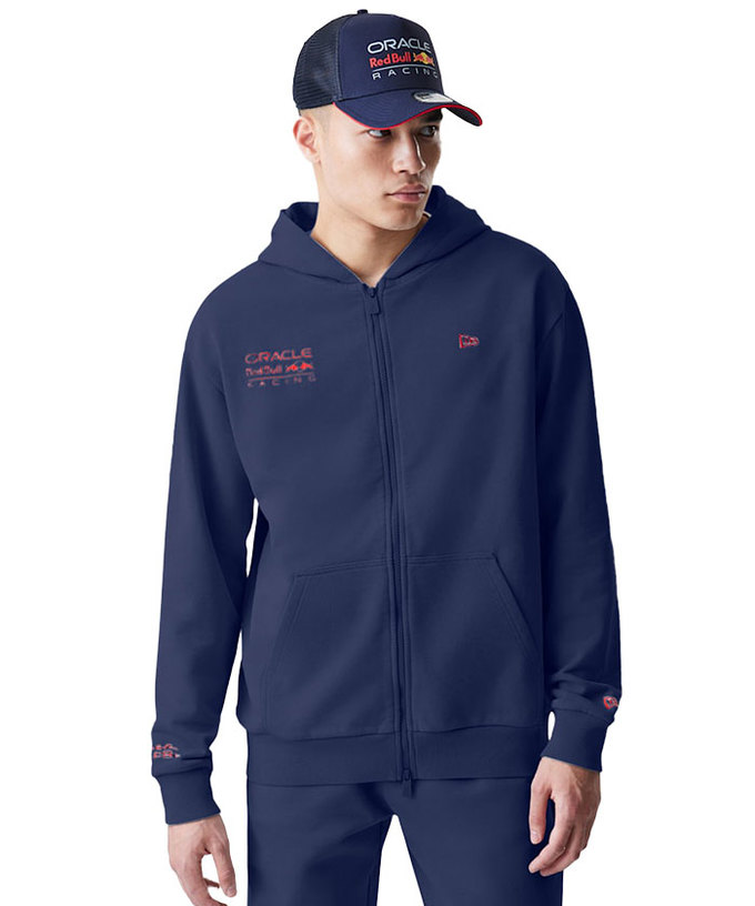 オラクル レッドブル レーシング NewEra オーバーサイズ ジップフーディー 2025拡大画像