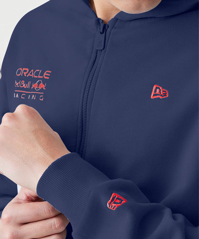 オラクル レッドブル レーシング NewEra オーバーサイズ ジップフーディー 2025拡大画像