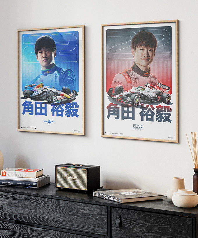 角田裕毅 オラクル レッドブル レーシング 2025年 日本GP ポスター拡大画像