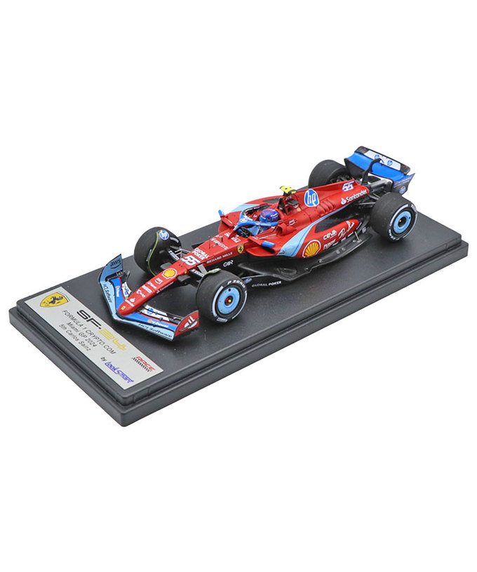 ルックスマート 1/43スケール フェラーリ SF24 カルロス・サインツ 2024年 マイアミGP拡大画像