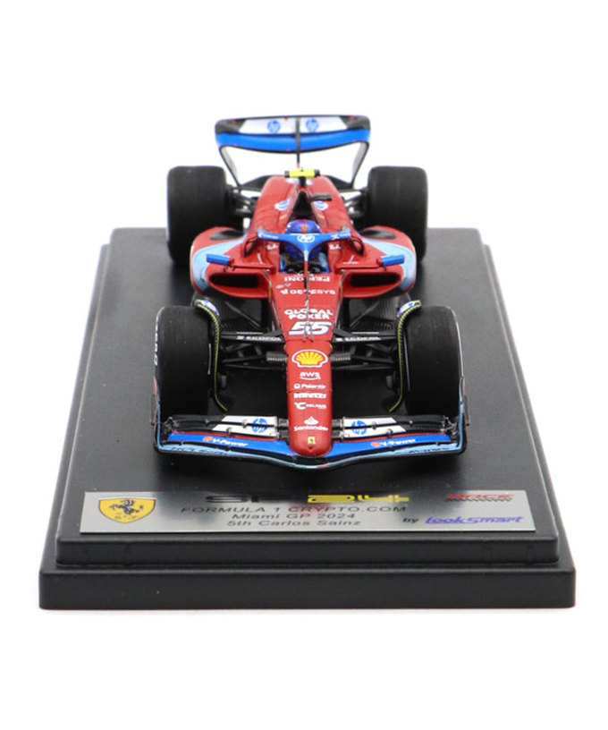 ルックスマート 1/43スケール フェラーリ SF24 カルロス・サインツ 2024年 マイアミGP拡大画像