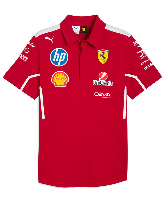 PUMA スクーデリア フェラーリ SF チーム ポロシャツ 2025 /TM-W 拡大画像