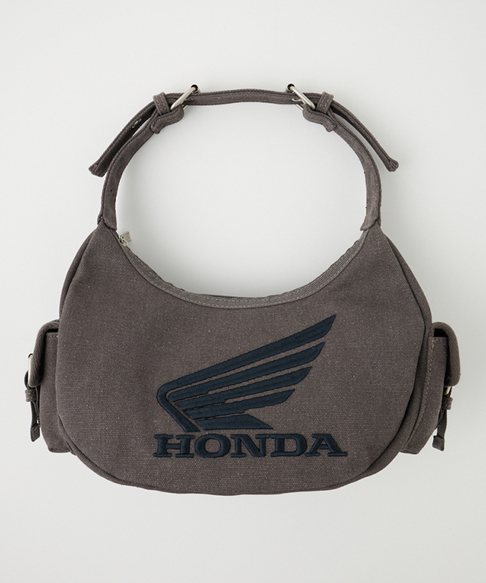 ホンダ MOUSSY HONDA HOBO バッグ ダークグレー拡大画像