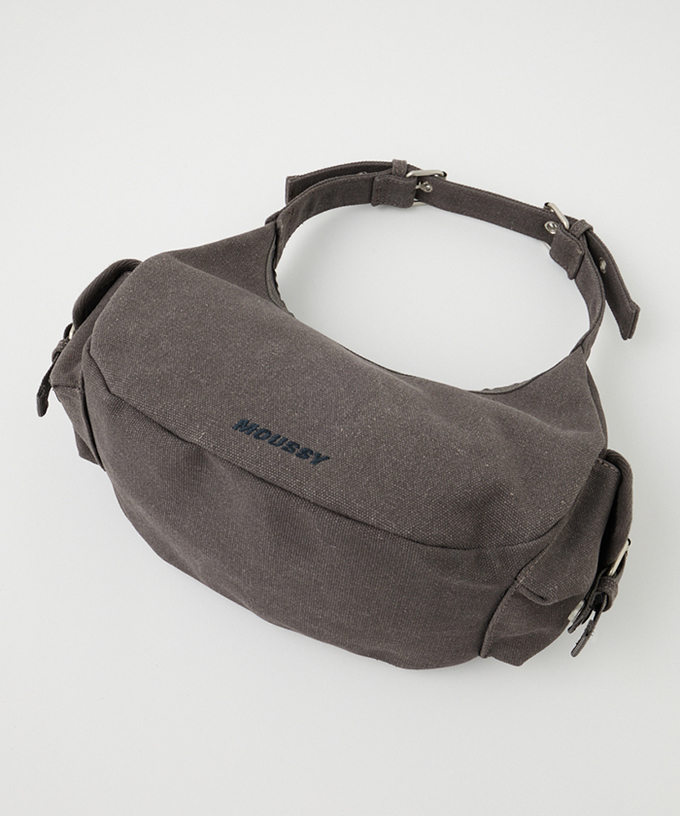 ホンダ MOUSSY HONDA HOBO バッグ ダークグレー拡大画像