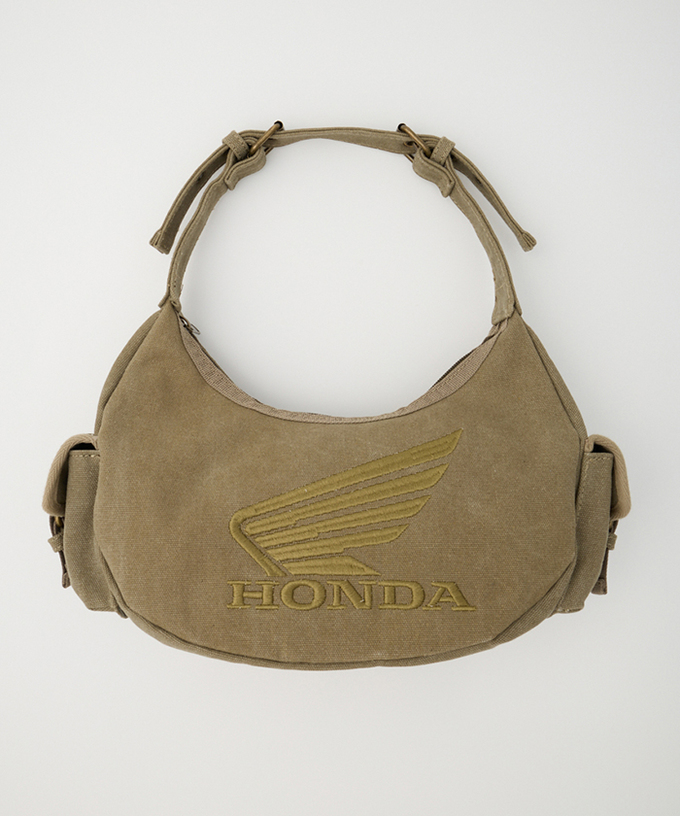 ホンダ MOUSSY HONDA HOBO バッグ カーキ拡大画像