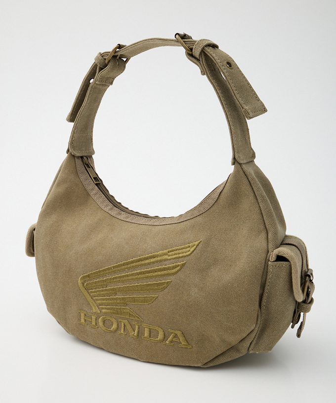 ホンダ MOUSSY HONDA HOBO バッグ カーキ拡大画像