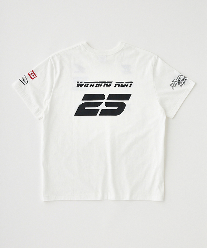 ホンダ MOUSSY HONDA RACING BIG Tシャツ ホワイト拡大画像