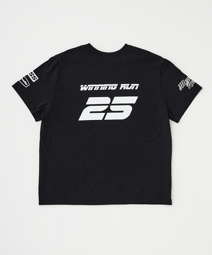 ホンダ MOUSSY HONDA RACING BIG Tシャツ ブラック拡大画像
