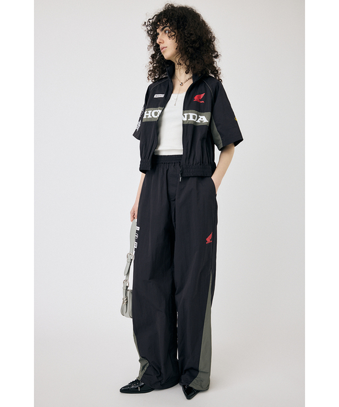 ホンダ MOUSSY HONDA SHORT TRACK ジャケット ブラック拡大画像