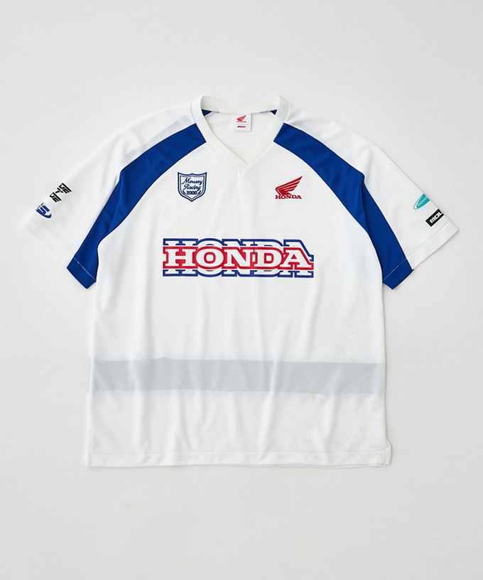 ホンダ MOUSSY HONDA RACING ゲームシャツ ホワイト拡大画像