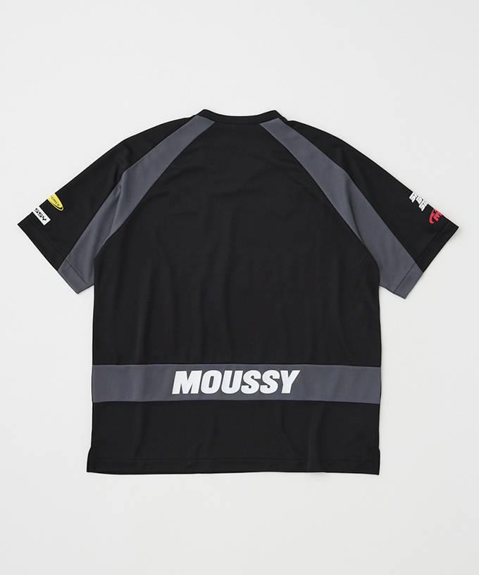 ホンダ MOUSSY HONDA RACING ゲームシャツ ブラック拡大画像