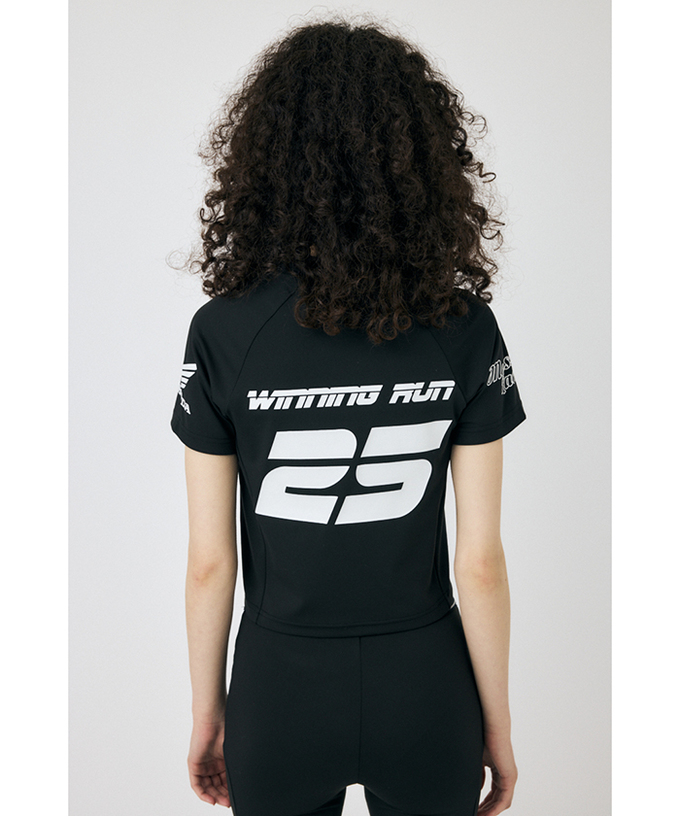 ホンダ MOUSSY HONDA RACING TINY Tシャツ ブラック拡大画像