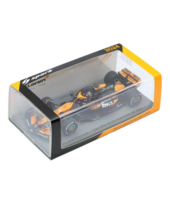 スパーク 1/43スケール マクラーレン F1 チーム MCL38 オスカー・ピアストリ 2024年 オーストラリアGP拡大画像