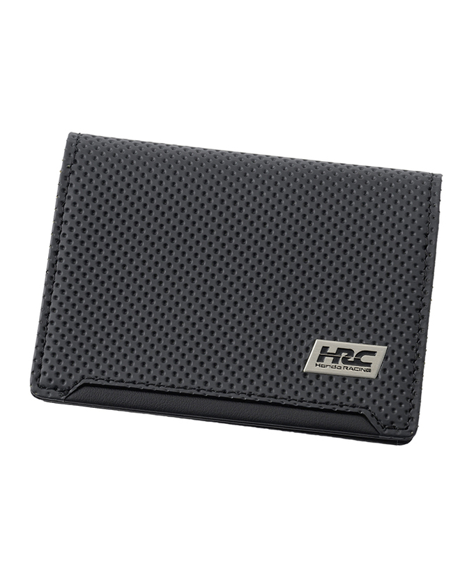 HRC Honda RACING x ノイインテレッセ LF 名刺入れ(通しマチ) ブラックxブラック拡大画像