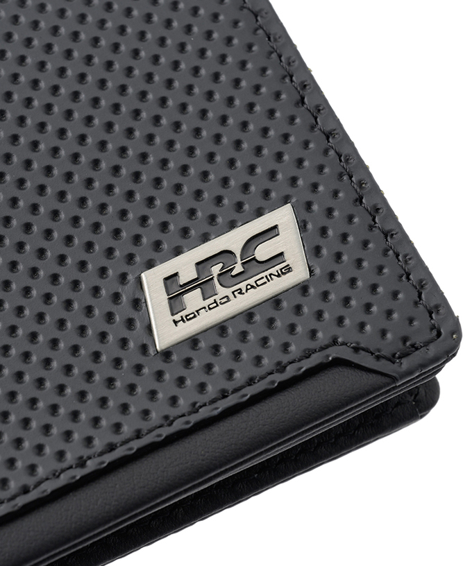 HRC Honda RACING x ノイインテレッセ LF 名刺入れ(通しマチ) ブラックxブラック拡大画像