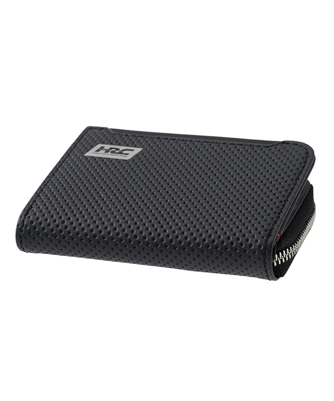 HRC Honda RACING x ノイインテレッセ LF 小銭入れ付きキーケース ブラックxブラック拡大画像