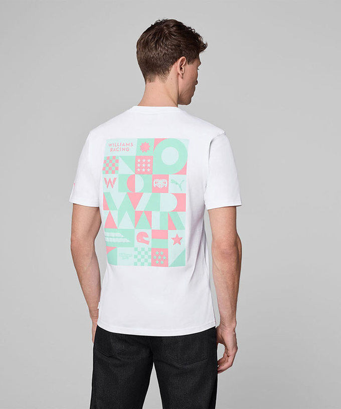 ウィリアムズ レーシング チーム ビーチ Tシャツ 2025拡大画像