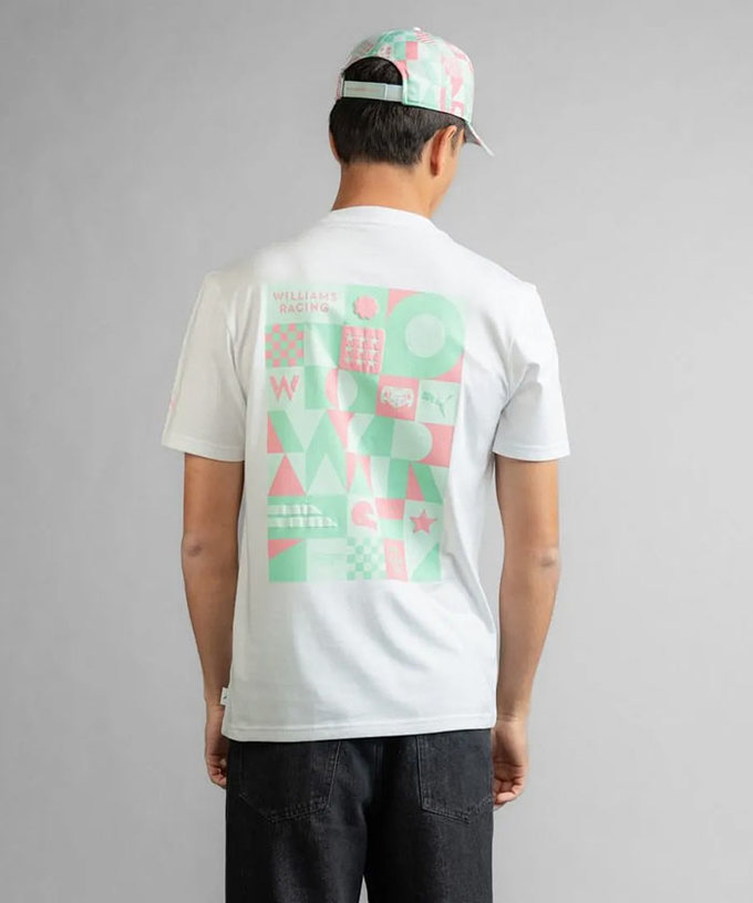 ウィリアムズ レーシング チーム ビーチ Tシャツ 2025拡大画像