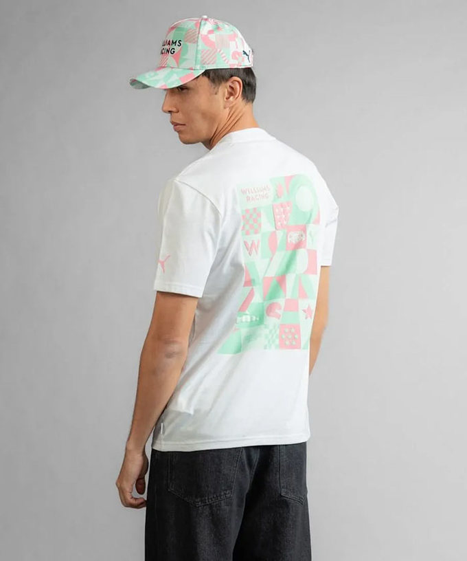 ウィリアムズ レーシング チーム ビーチ Tシャツ 2025拡大画像