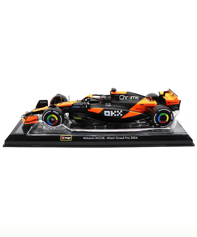 ブラゴ 1/24スケール マクラーレン F1 チーム MCL38 オスカー・ピアストリ 2024年 マイアミGP拡大画像