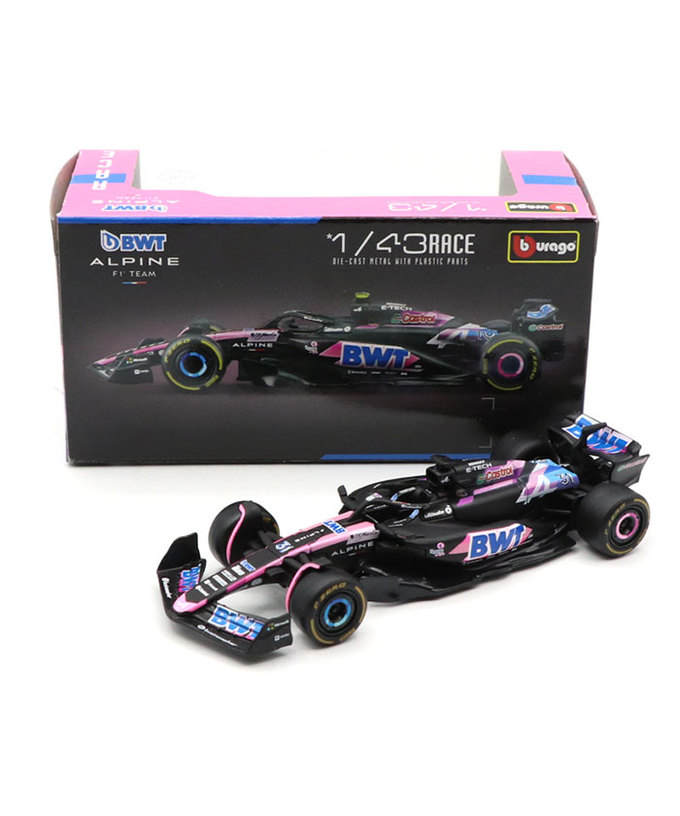 ブラゴ 1/43スケール BWT アルピーヌ F1 チーム  A524 エステバン・オコン 2024年 /24f1m拡大画像