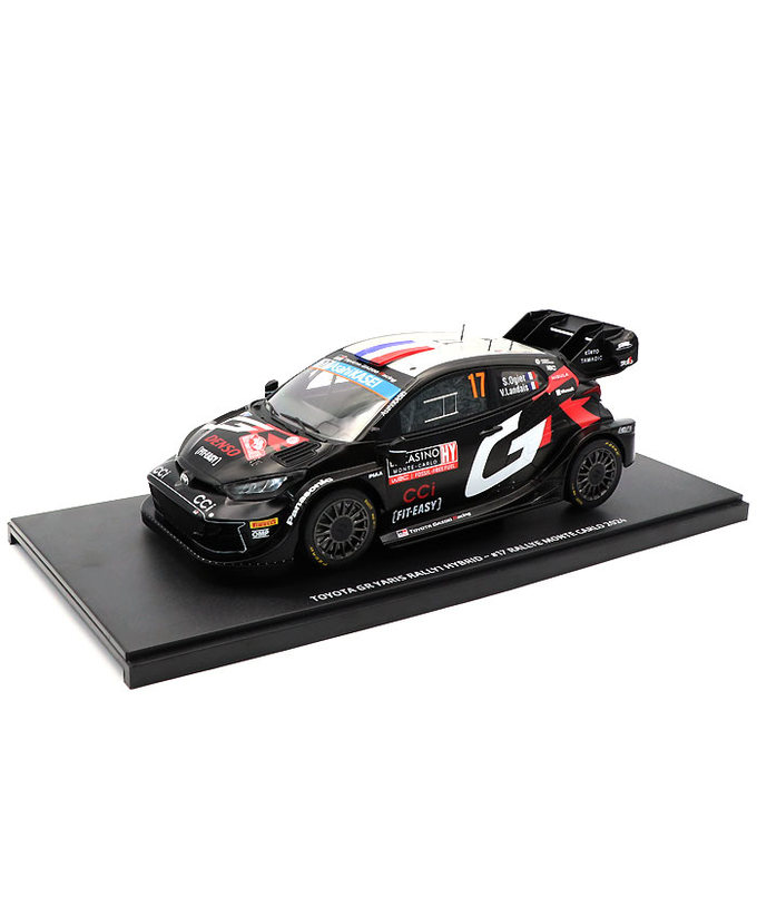 TGR別注 1/18スケール トヨタ GR ヤリス ラリー1 ハイブリッド TOYOTA GAZOO Racing WRT 17号車 セバスチャン・オジエ / ヴァンサン・ロンデ 2024年 WRC モンテカルロ ラリー  /TGR_WRC拡大画像