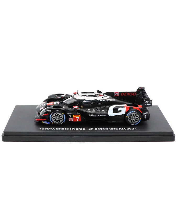 TGR別注 1/43スケール TOYOTA GAZOO Racing GR010 ハイブリッド 7号車 ロペス/小林可夢偉/デフリース 2024年 WEC カタール 1812km /TGR_WEC拡大画像