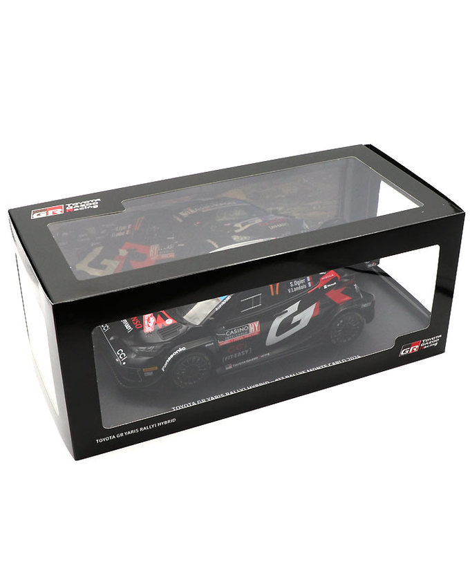 TGR別注 1/18スケール トヨタ GR ヤリス ラリー1 ハイブリッド TOYOTA GAZOO Racing WRT 17号車 セバスチャン・オジエ / ヴァンサン・ロンデ 2024年 WRC モンテカルロ ラリー  /TGR_WRC拡大画像