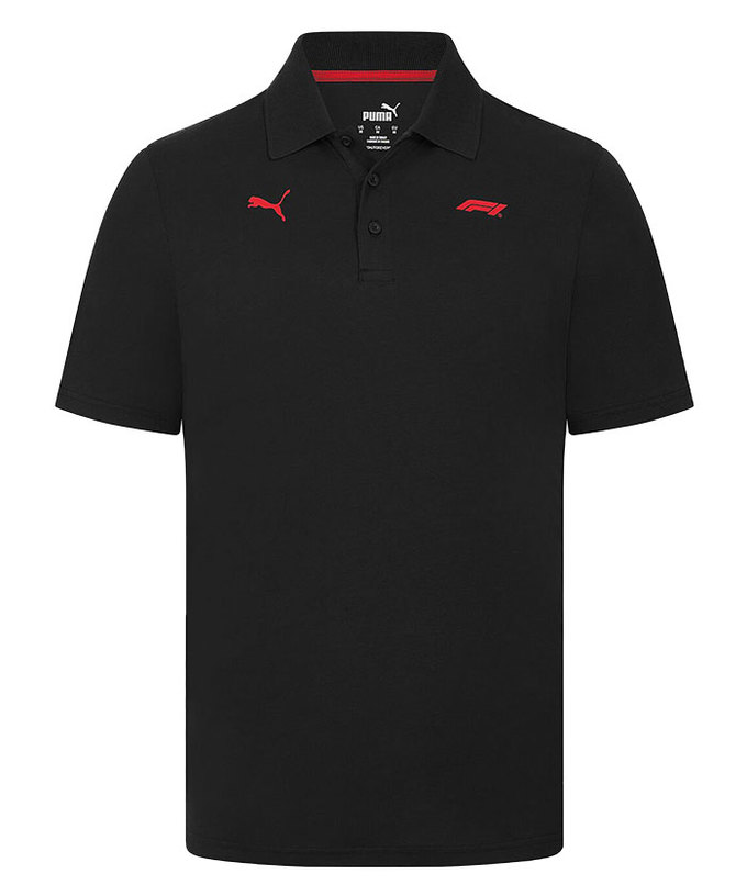PUMA FORMULA 1 ロゴ ポロシャツ ブラック 2025拡大画像