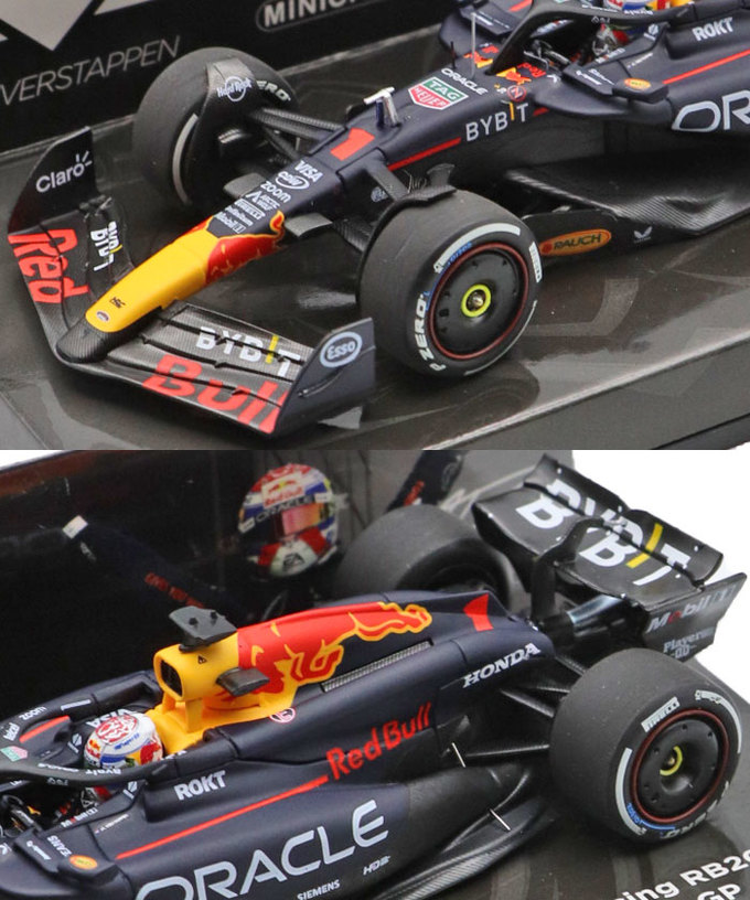 フェルスタッペン別注 ミニチャンプス 1/43スケール オラクル レッドブル レーシング ホンダ RB20 マックス・フェルスタッペン 2024年 スペインGP 優勝 /ARB/24f1m拡大画像