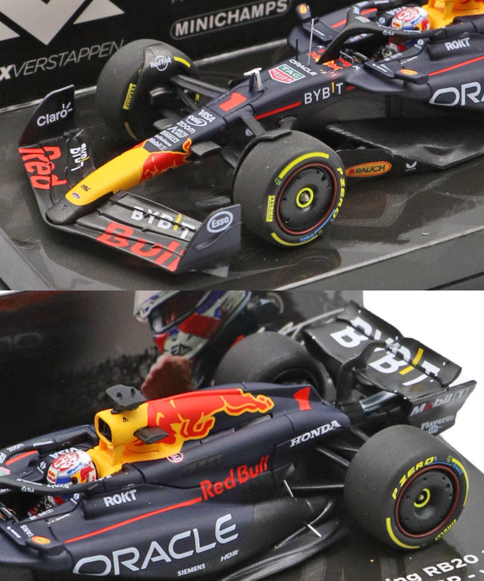 フェルスタッペン別注 ミニチャンプス 1/43スケール オラクル レッドブル レーシング ホンダ RB20 マックス・フェルスタッペン 2024年 カナダGP 優勝 /ARB/24f1m拡大画像