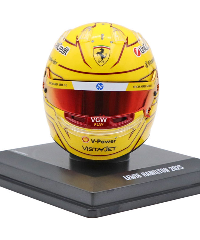 ルックスマート 1/5スケール ルイス・ハミルトン フェラーリ 2025年 ヘルメット拡大画像