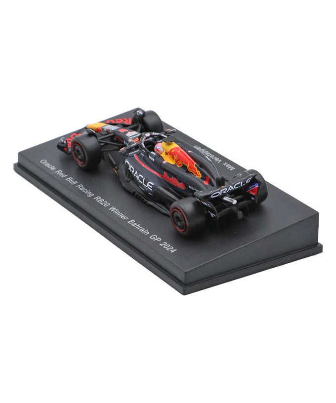 スパーク 1/64スケール オラクル レッドブル レーシング ホンダ RB20 マックス・フェルスタッペン 2024年 バーレーンGP 優勝 拡大画像